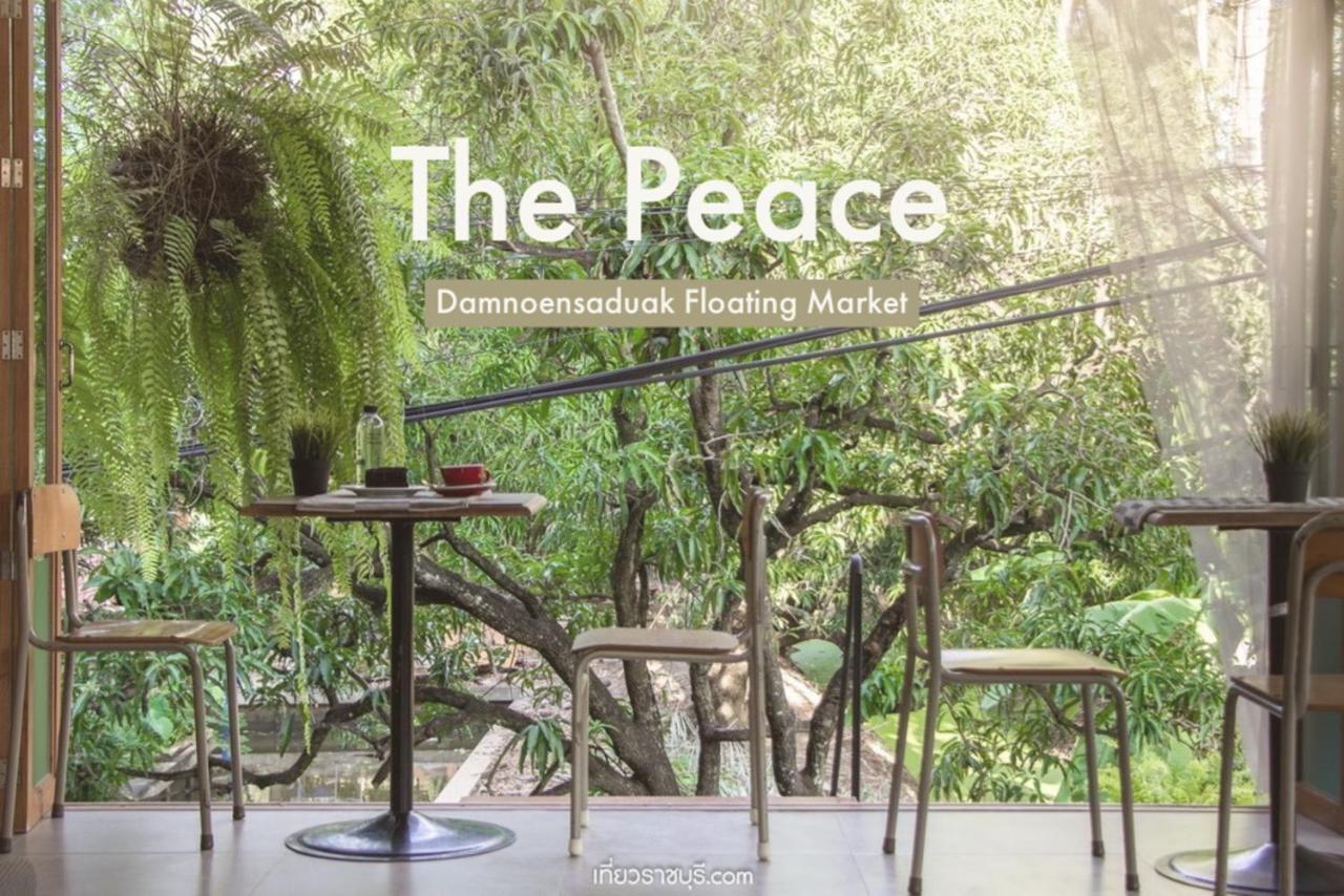The Peace Hostel Damnoen Saduak Exterior photo